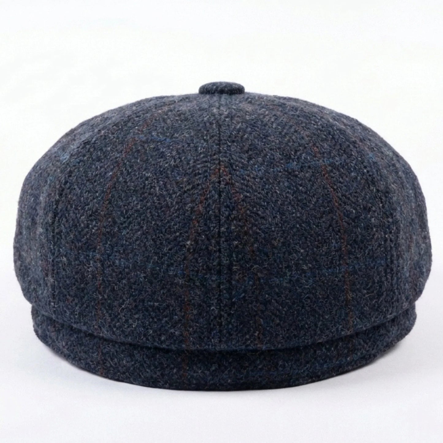 Gorra Newsboy Azul Marino de Lana