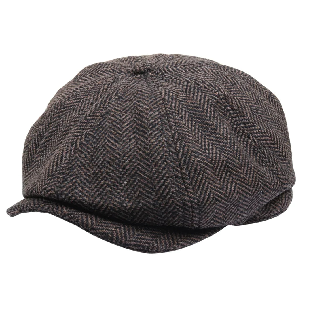 Gorra Newsboy de Espiga Atemporal