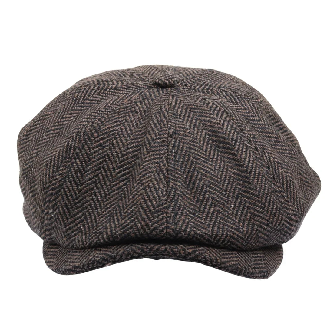 Gorra Newsboy de Espiga Atemporal