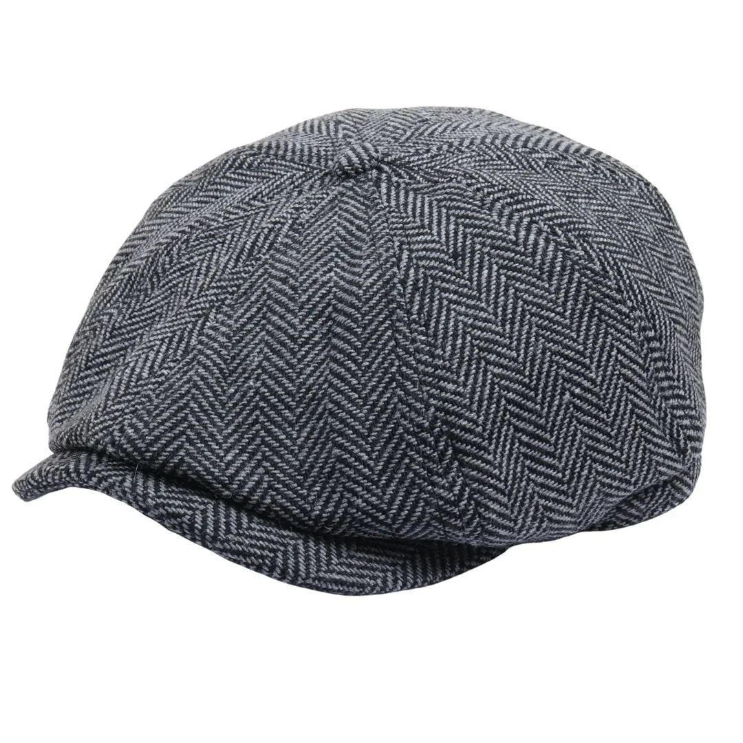 Gorra Newsboy de Espiga Atemporal