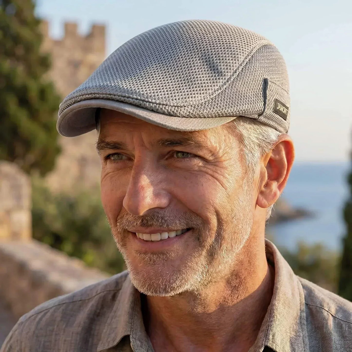 Gorra plana de verano