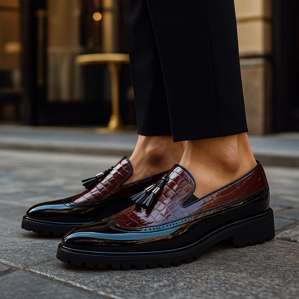 Mocasines de Cuero