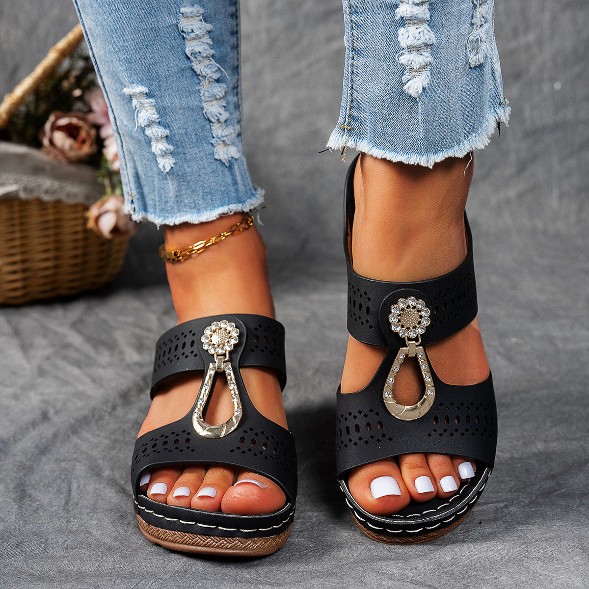 Sandalias Ortopédicas de Tacón Elegancia