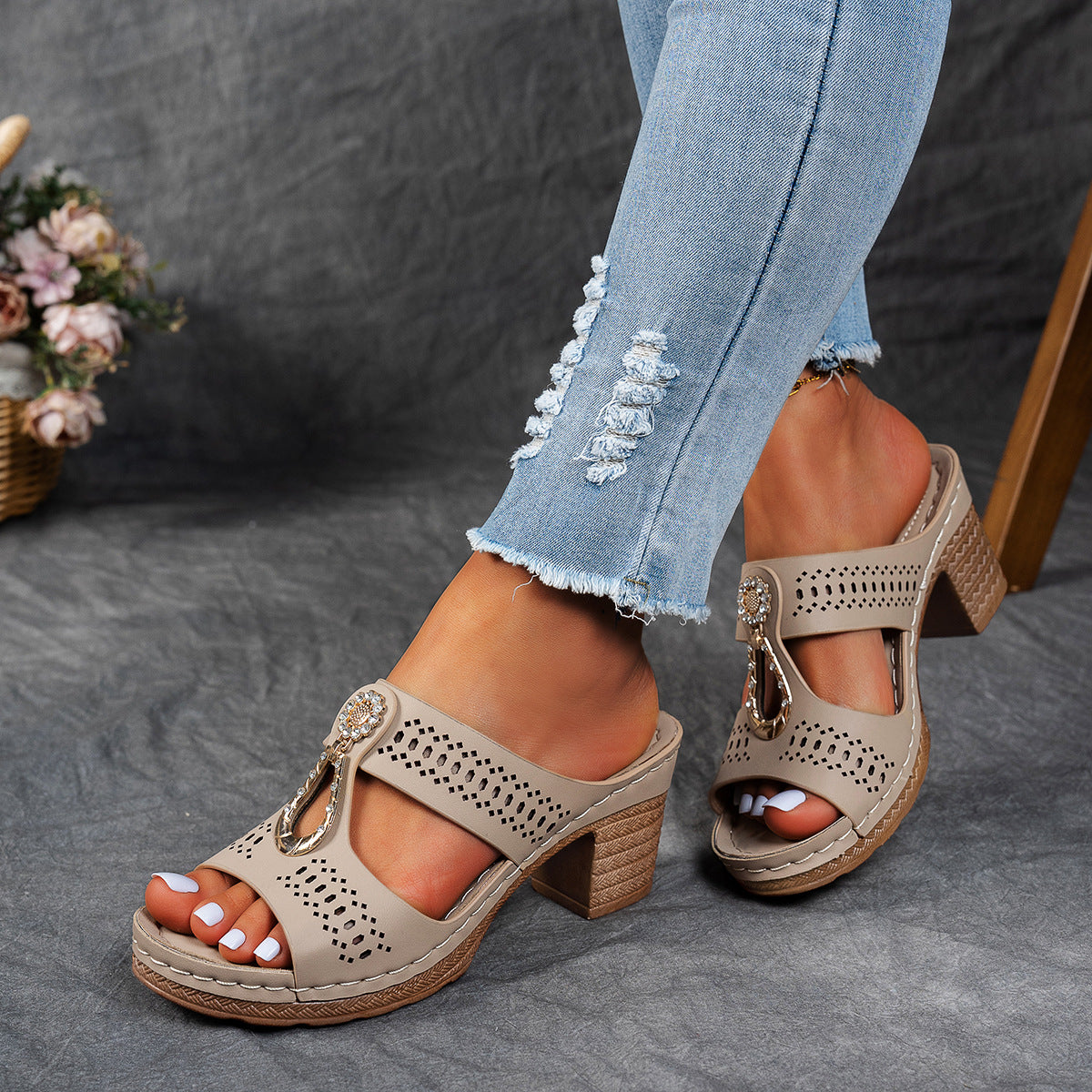 Sandalias Ortopédicas de Tacón Elegancia