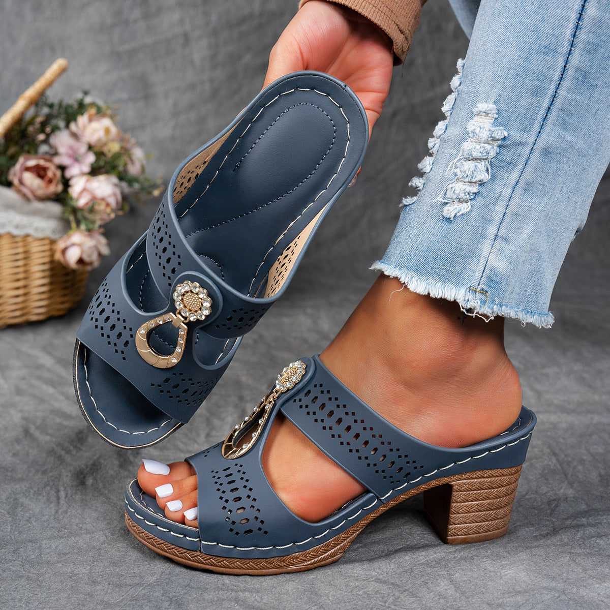 Sandalias Ortopédicas de Tacón Elegancia