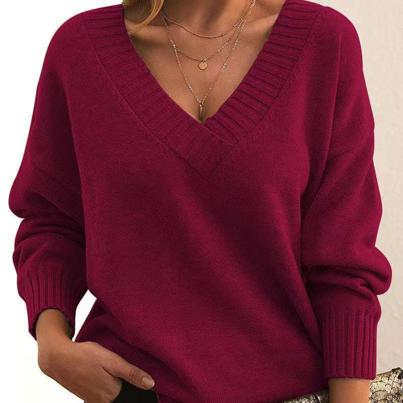 Jersey de Punto Cuello en V