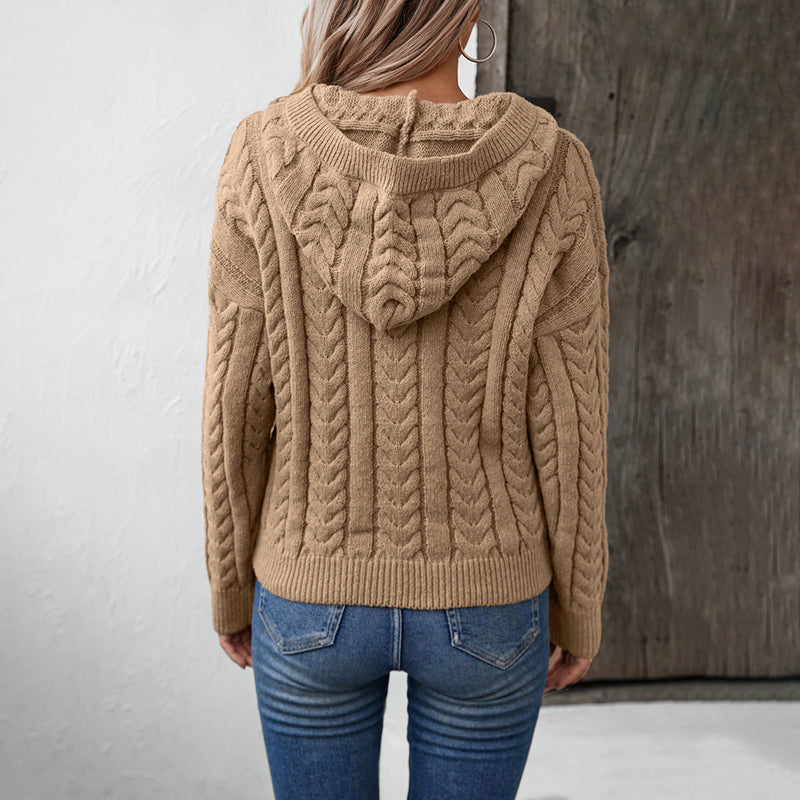 Jersey de Punto con Capucha