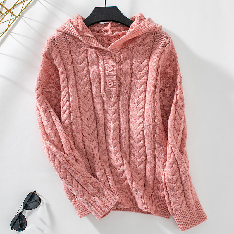 Jersey de Punto con Capucha