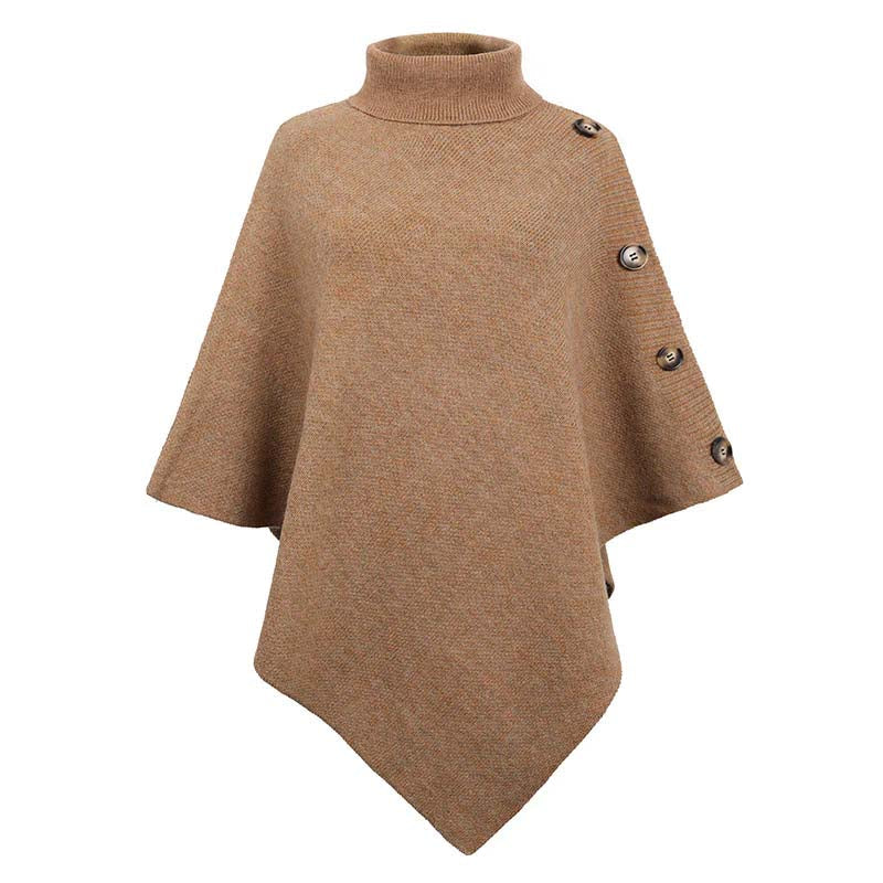 Jersey de Cuello Vuelto con Botones