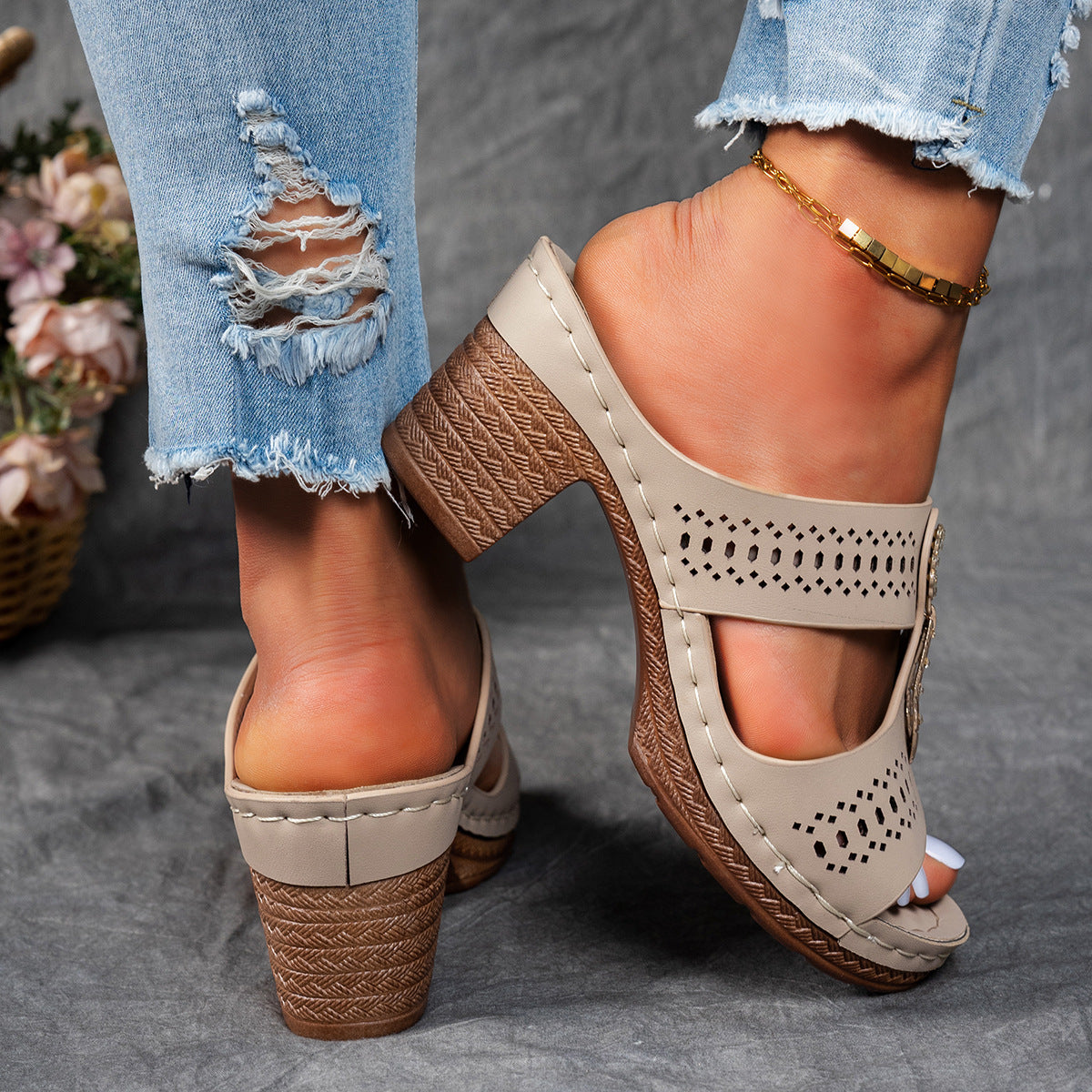 Sandalias Ortopédicas de Tacón Elegancia