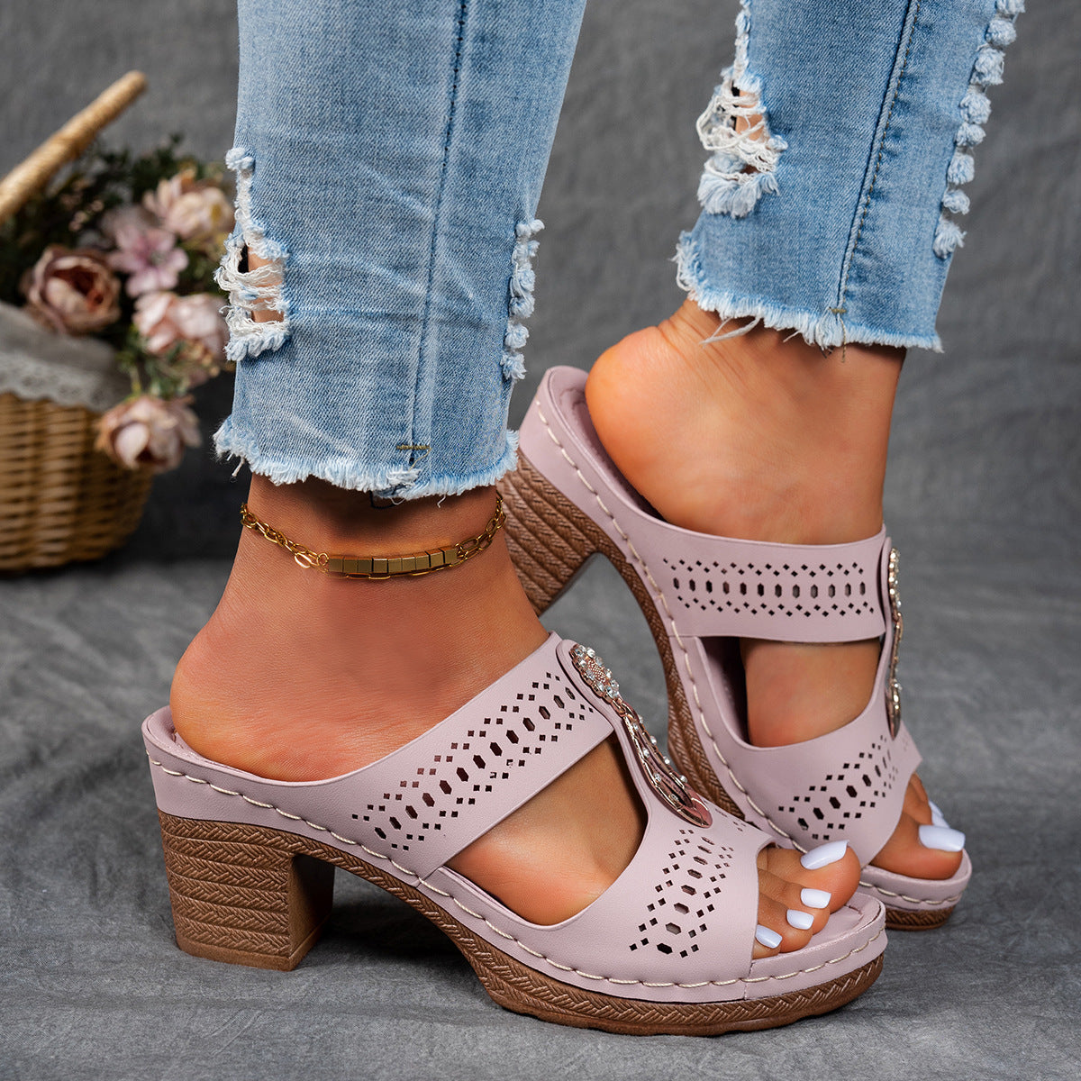 Sandalias Ortopédicas de Tacón Elegancia