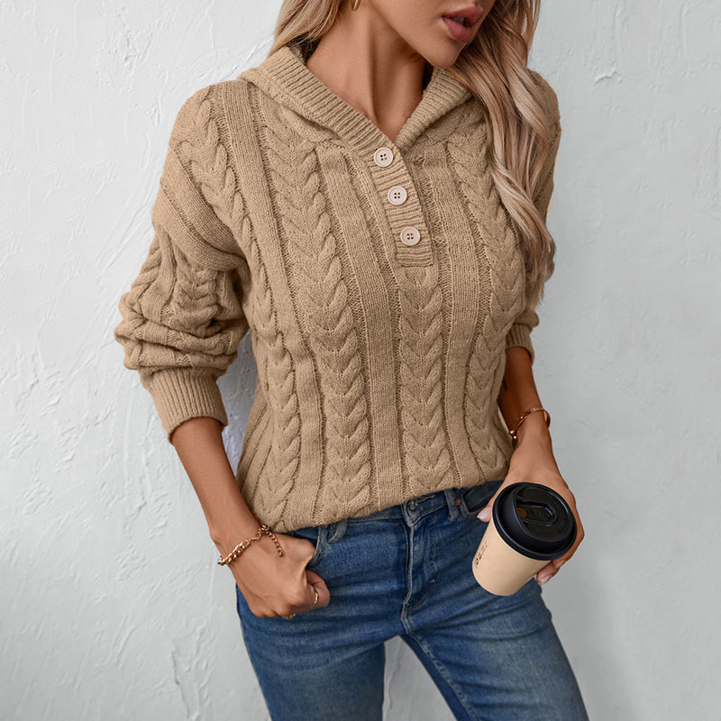 Jersey de Punto con Capucha