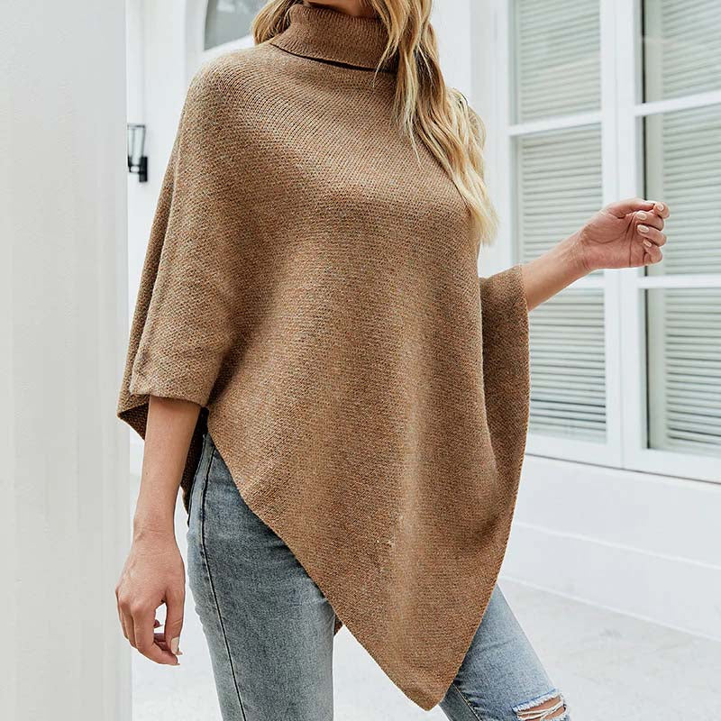 Jersey de Cuello Vuelto con Botones