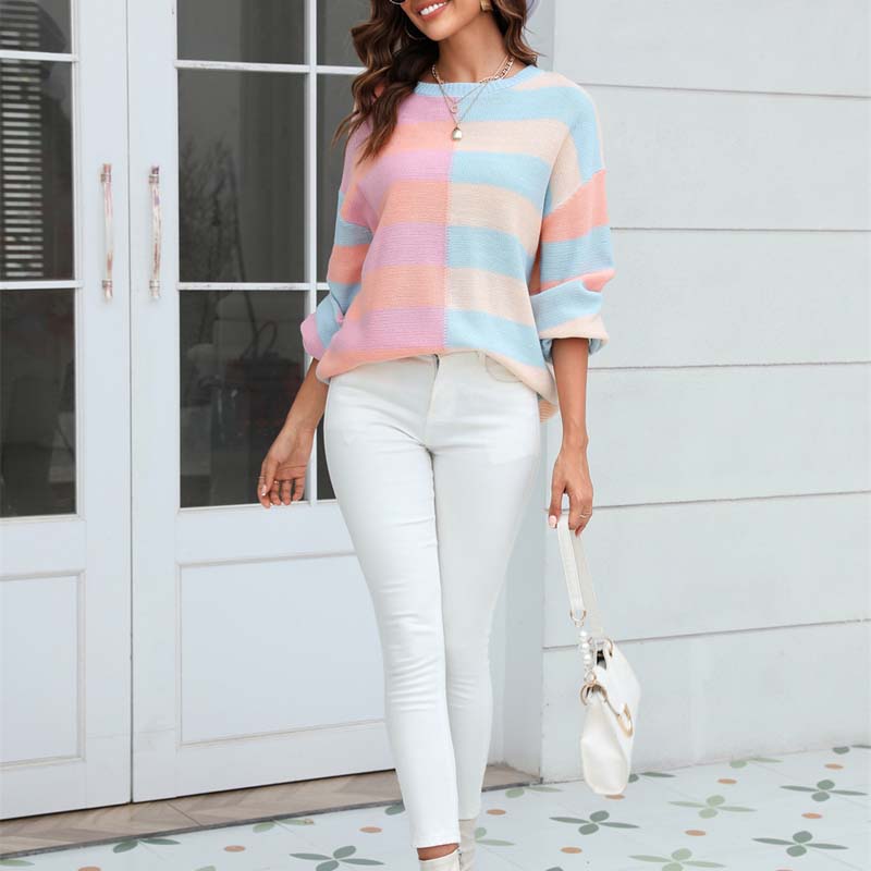 Jersey de Rayas Color Block