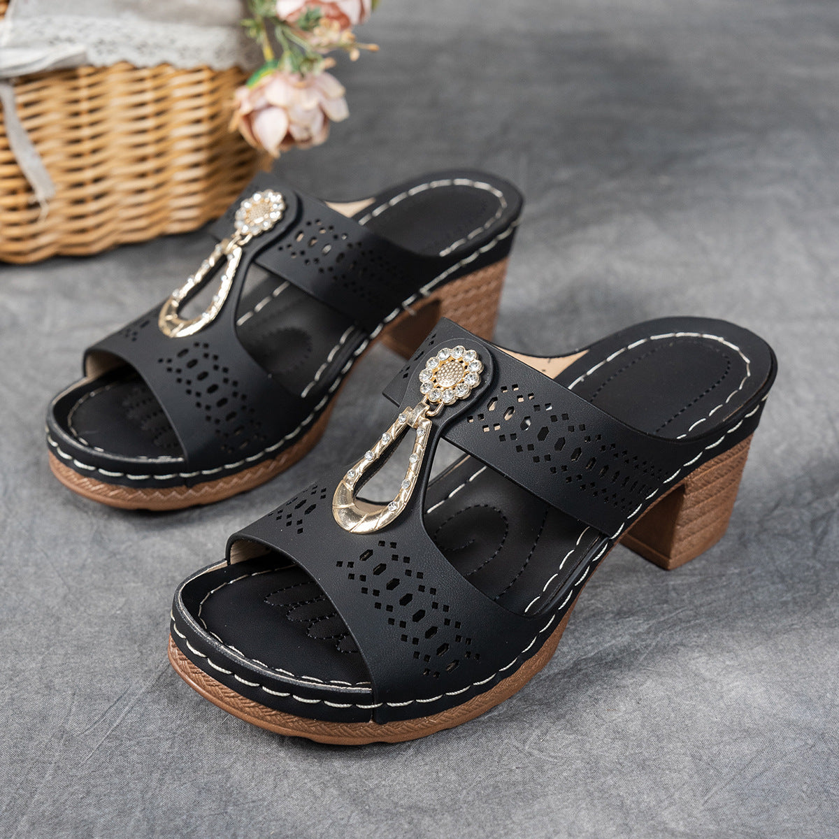 Sandalias Ortopédicas de Tacón Elegancia