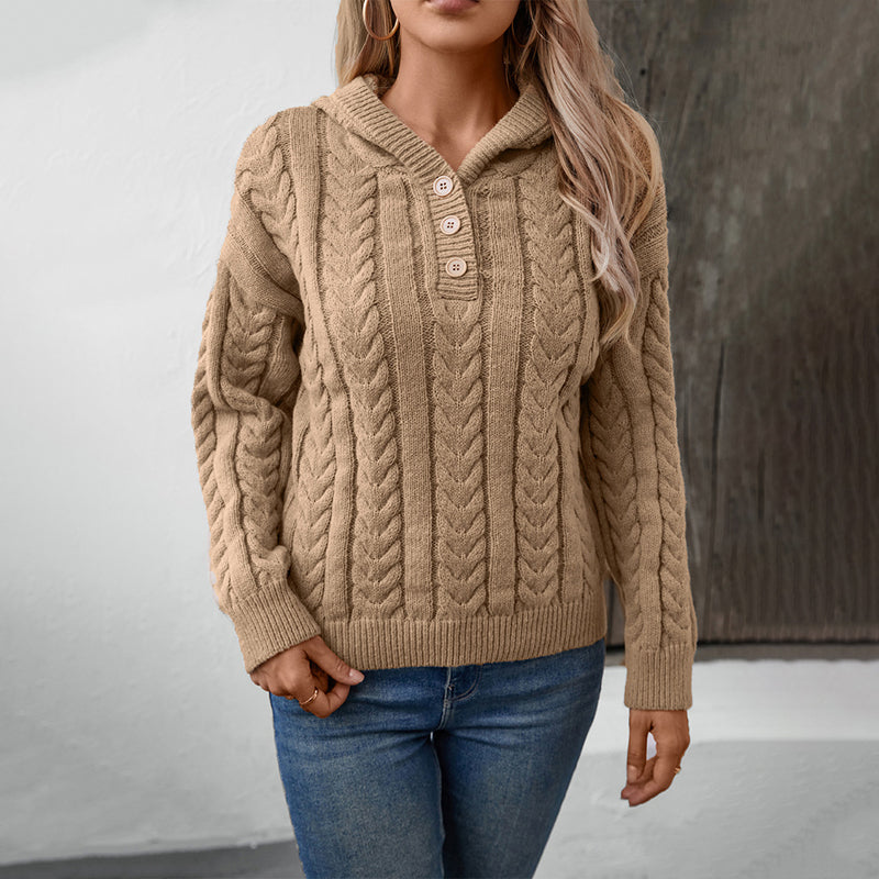 Jersey de Punto con Capucha