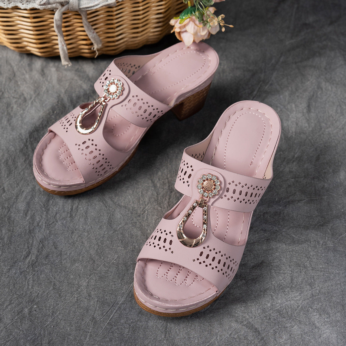 Sandalias Ortopédicas de Tacón Elegancia