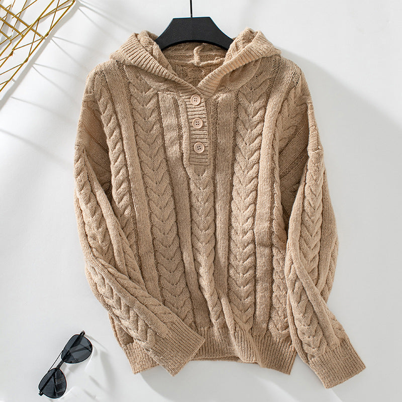 Jersey de Punto con Capucha