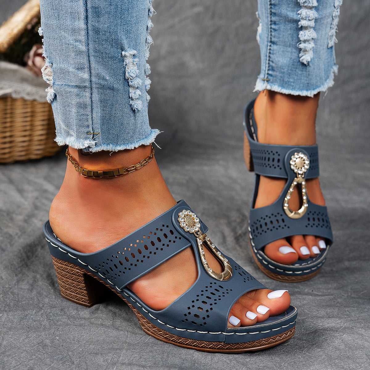 Sandalias Ortopédicas de Tacón Elegancia