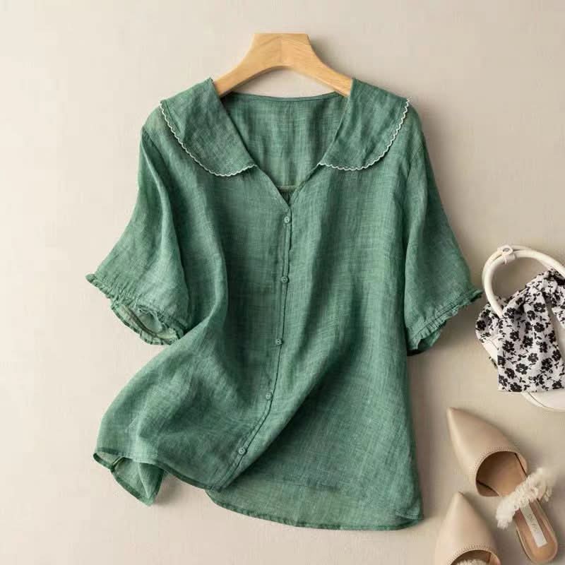 Blusa Adèle de Lino