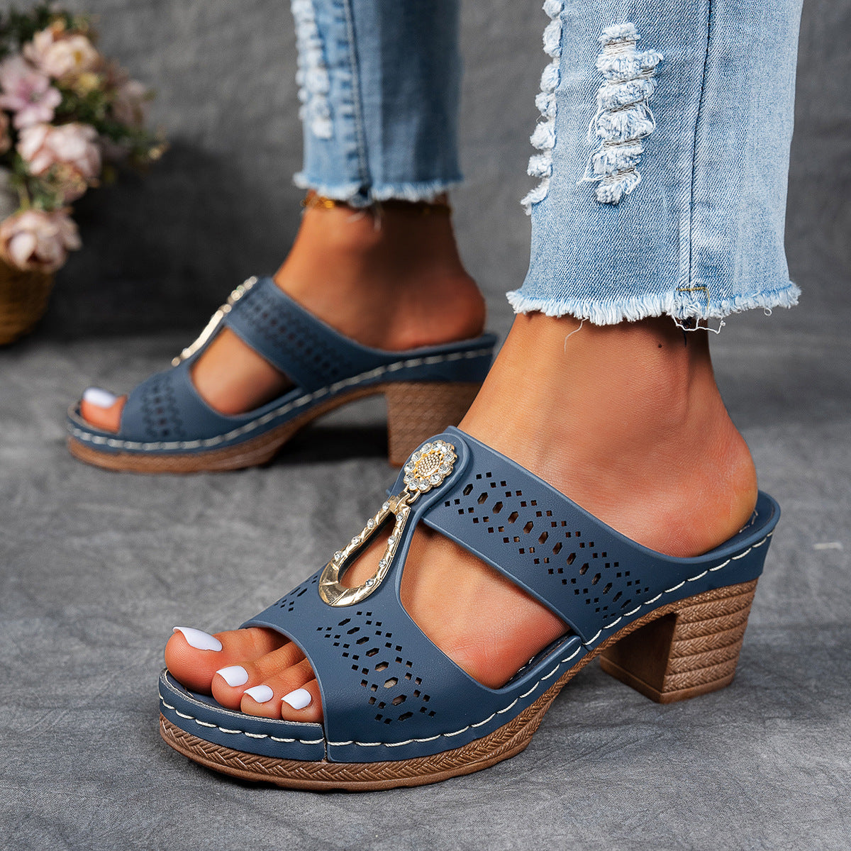 Sandalias Ortopédicas de Tacón Elegancia