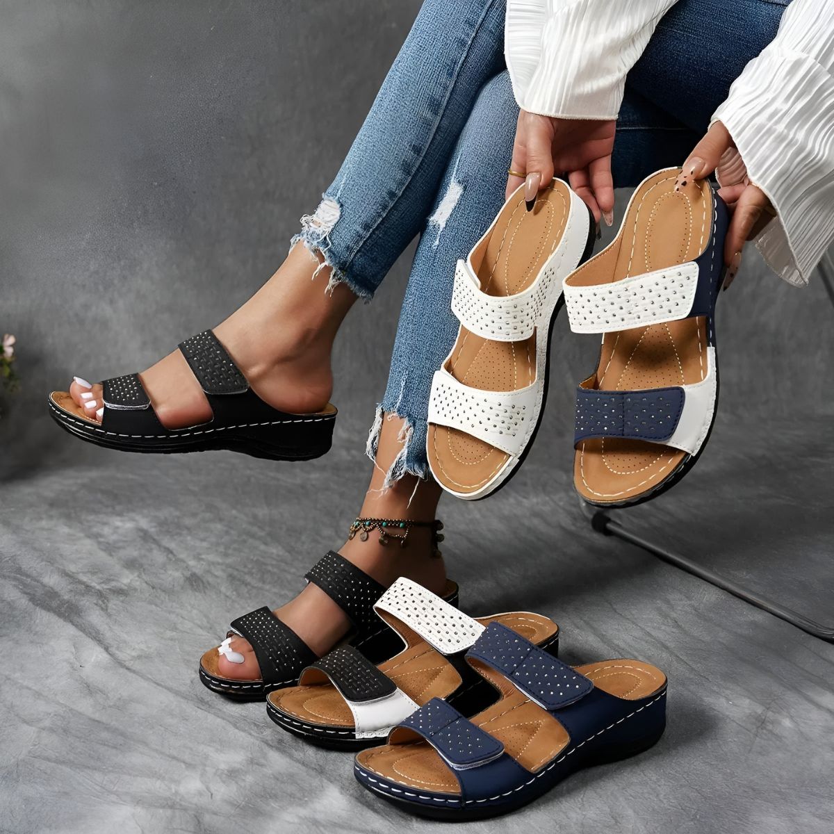 Sandalias Ortopédicas Elegantes
