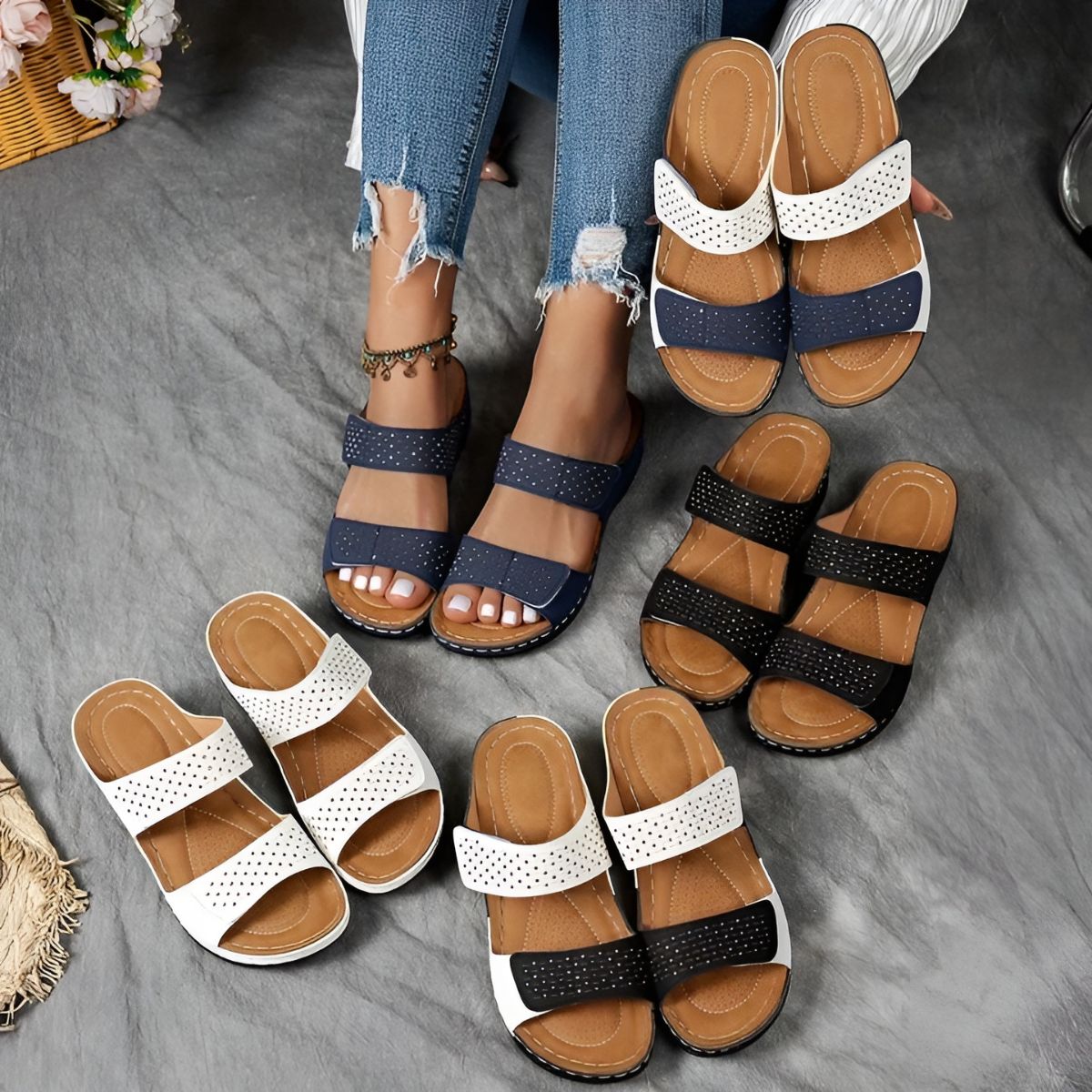 Sandalias Ortopédicas Elegantes