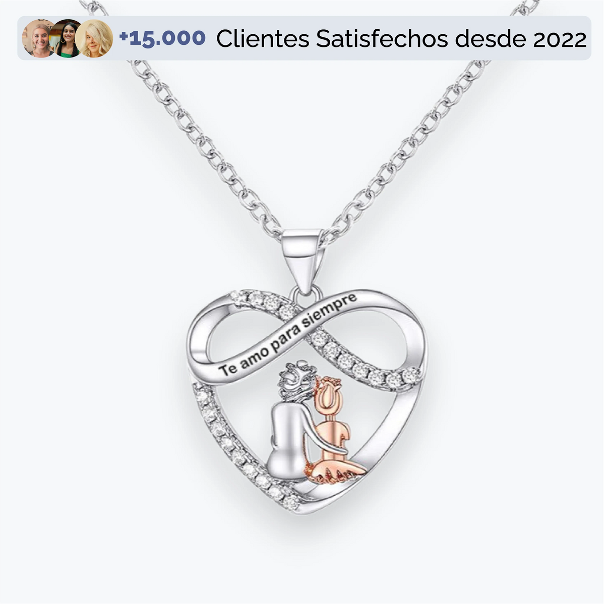 Eternidad | Collar Te Amo Para Siempre