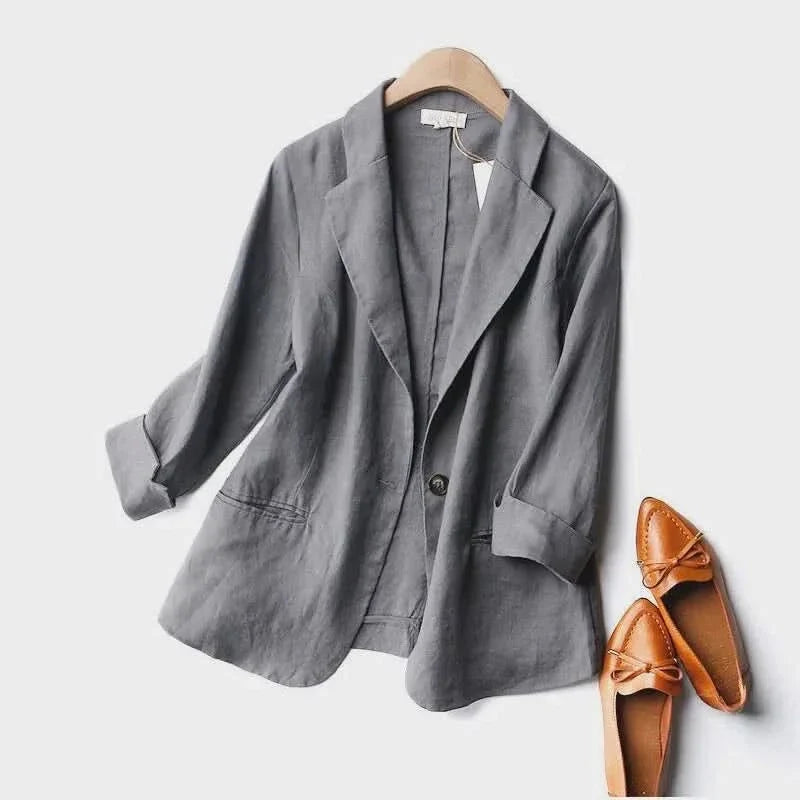 Blazer Alena de Lino