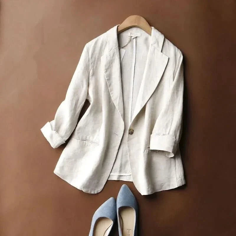 Blazer Alena de Lino