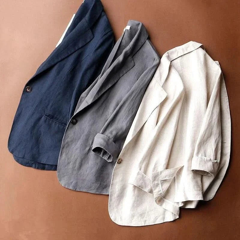 Blazer Alena de Lino