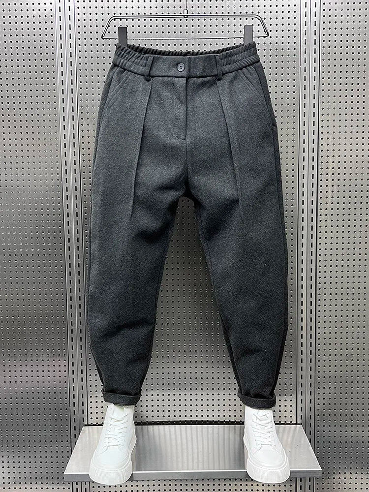 Marcin | Pantalón Melange de Elegancia Contemporánea