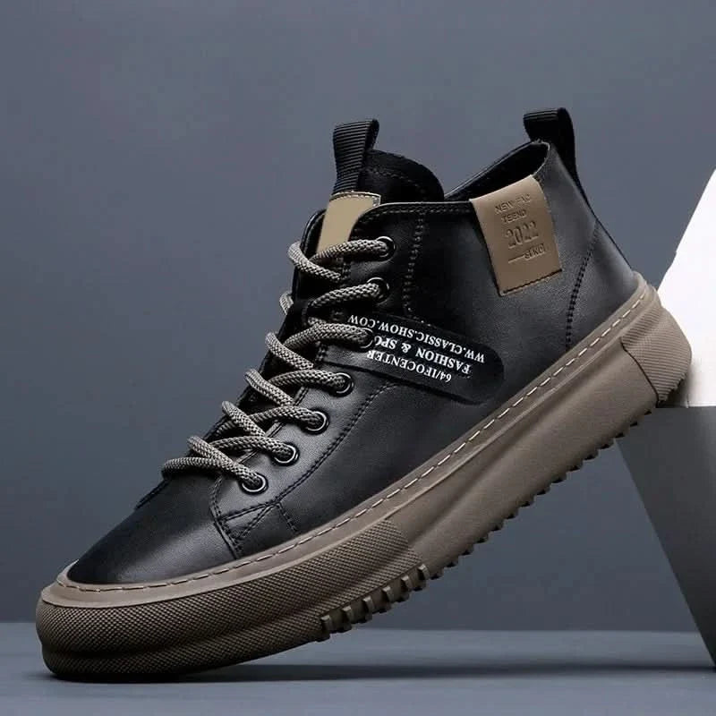 MARSTON COURT - Zapatillas de Cuero Premium