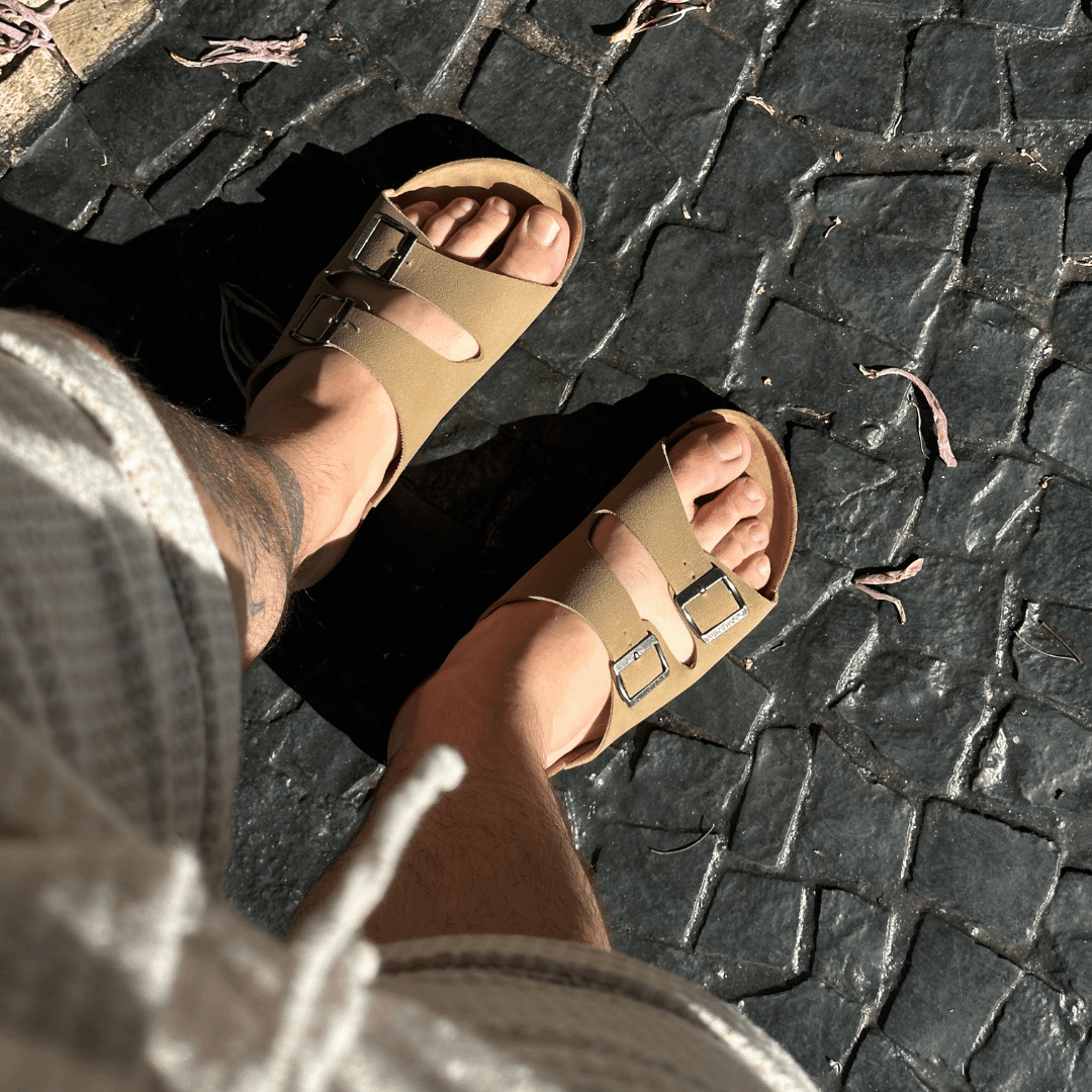 Sandalia Atenas de Piel