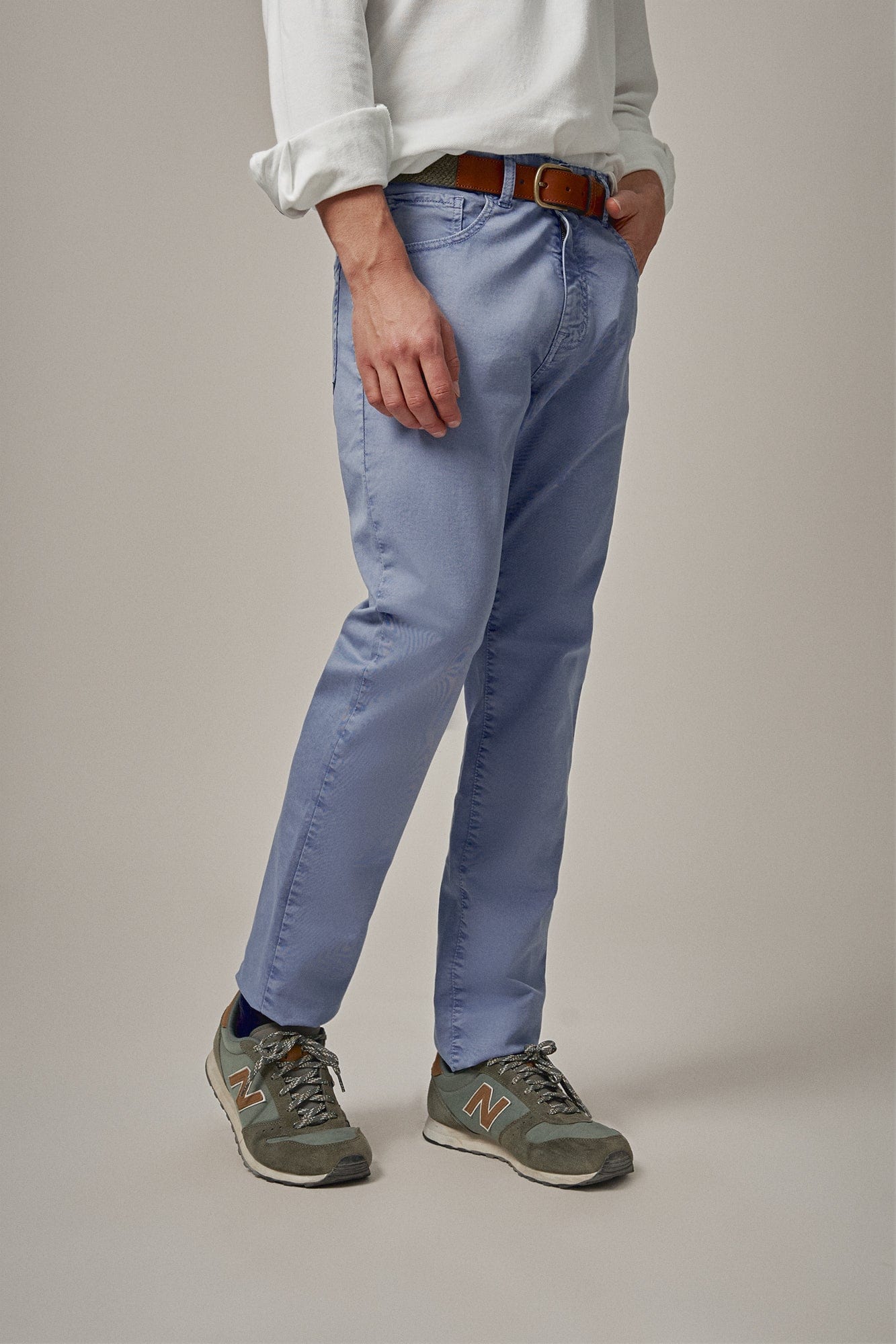 Pantalón Algodón Azul Bilbao