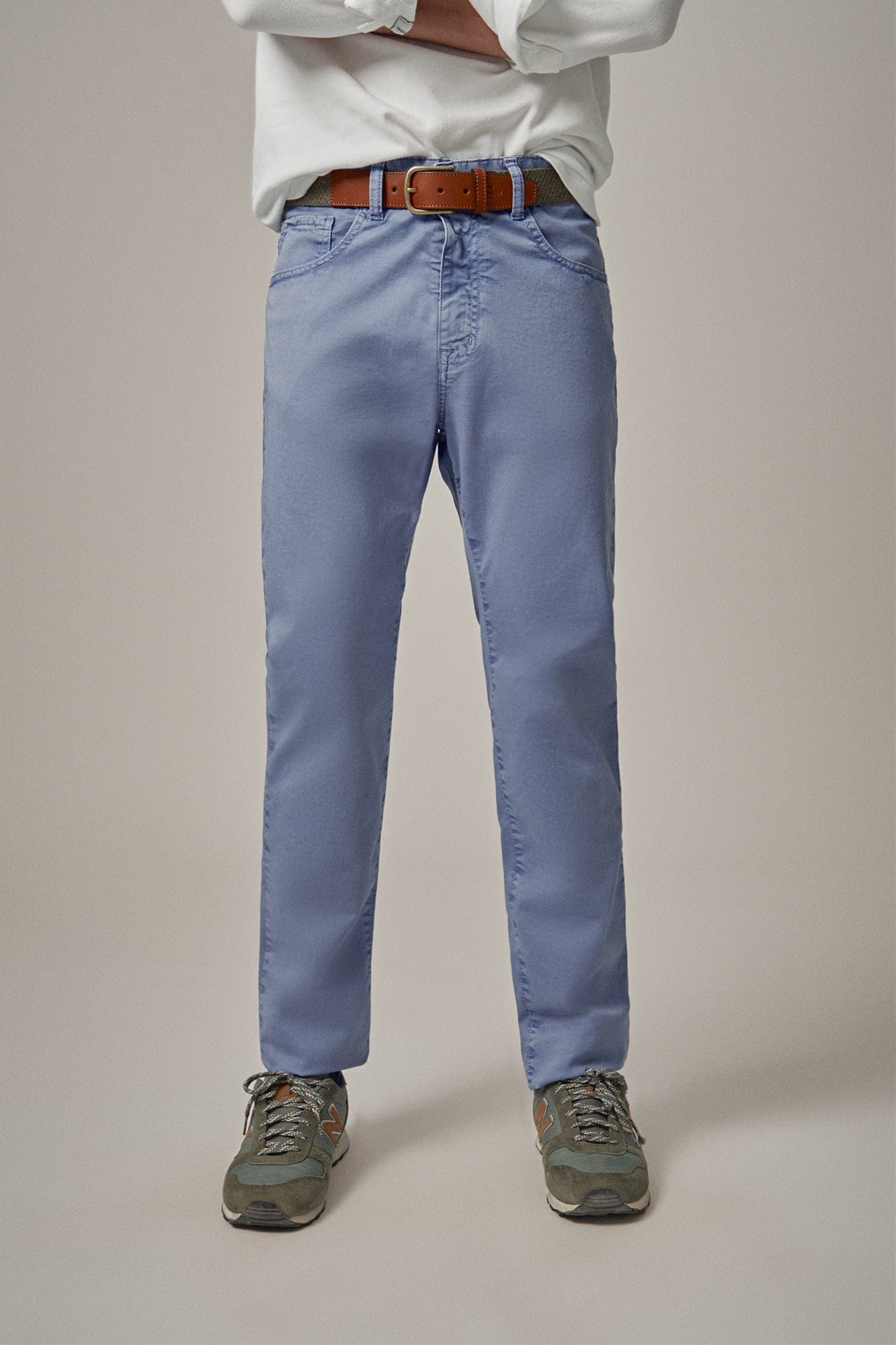 Pantalón Algodón Azul Bilbao