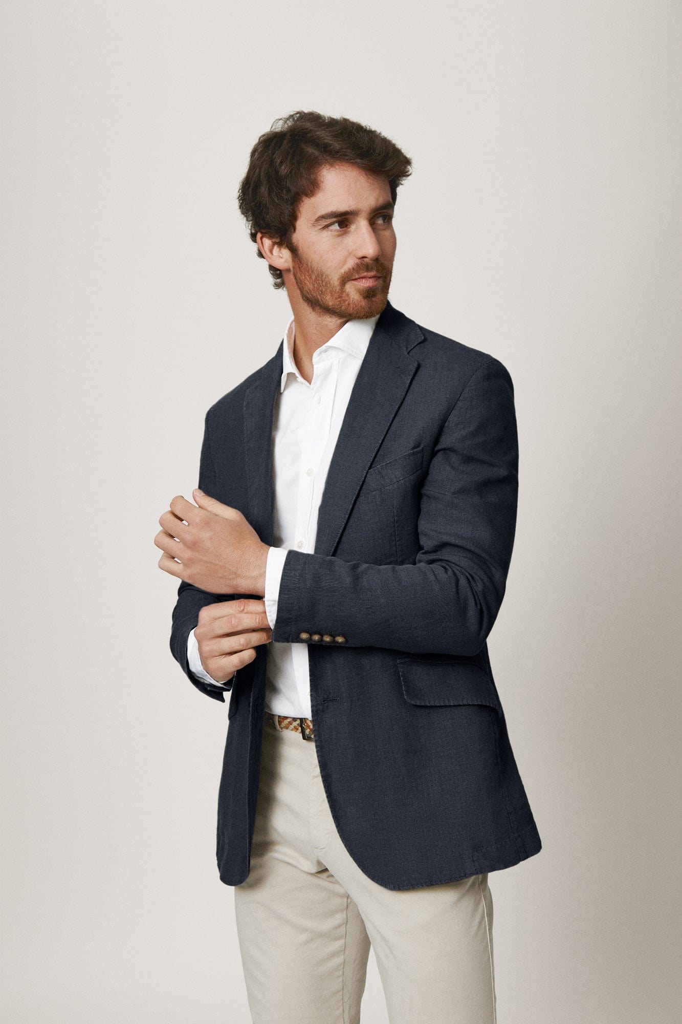 The Blazer Lino Azul Marino