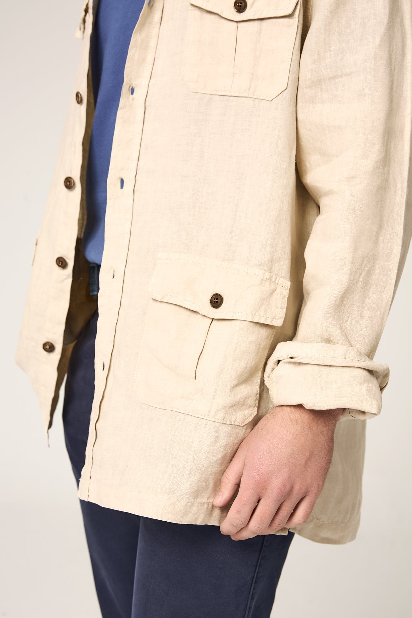 Sahariana Lino Beige