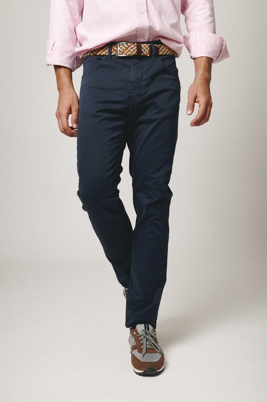 Pantalón algodón Azul Marino