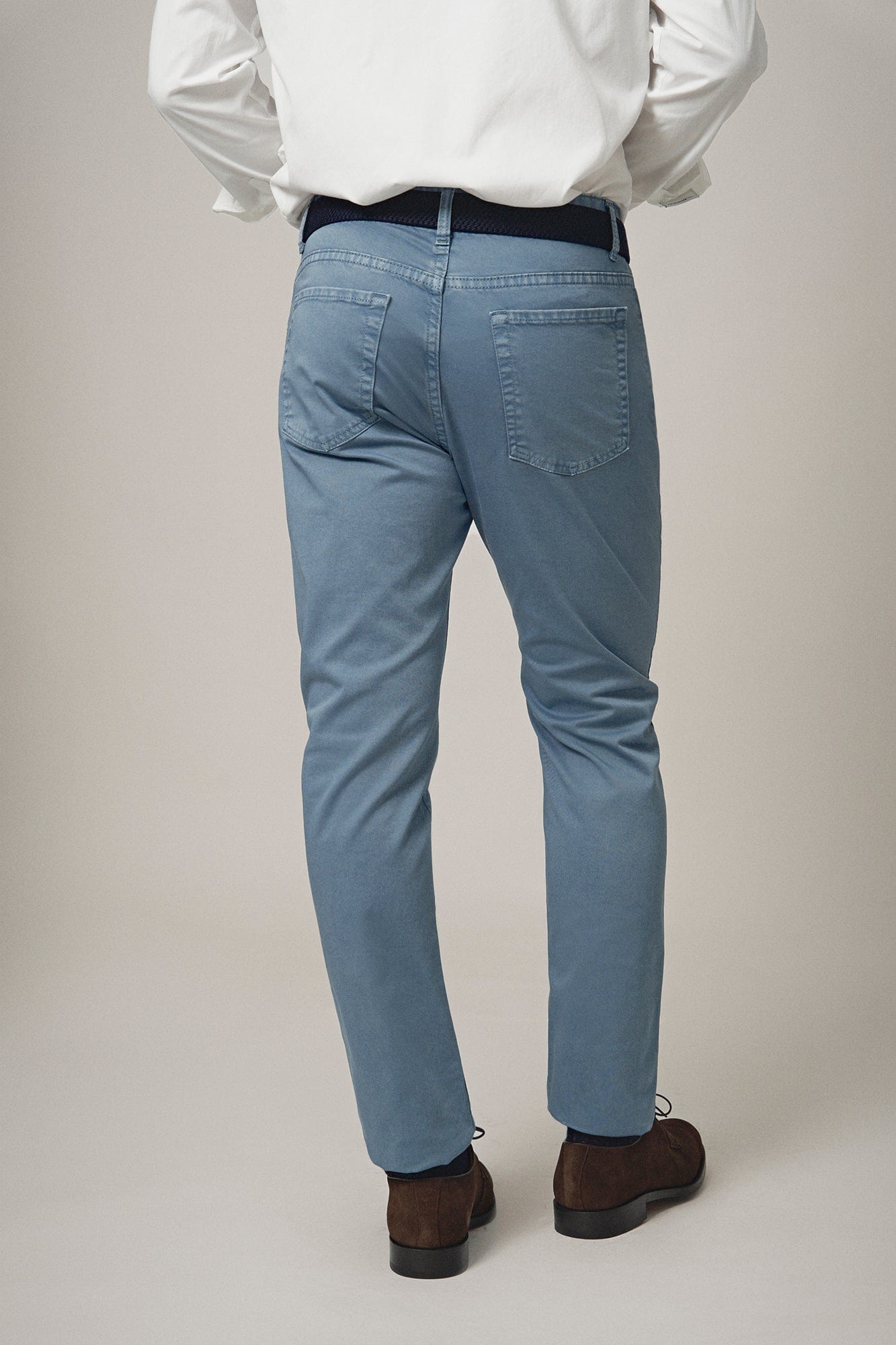 Pantalón algodón  Azul Acero
