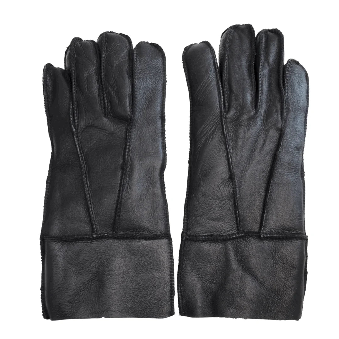 Guantes de Piel Napa con Forro de Borrego