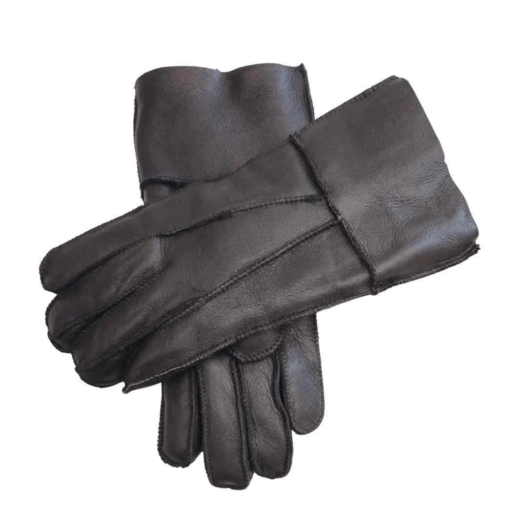 Guantes de Piel Napa con Forro de Borrego