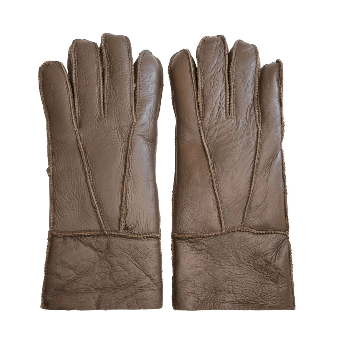 Guantes de Piel Napa con Forro de Borrego