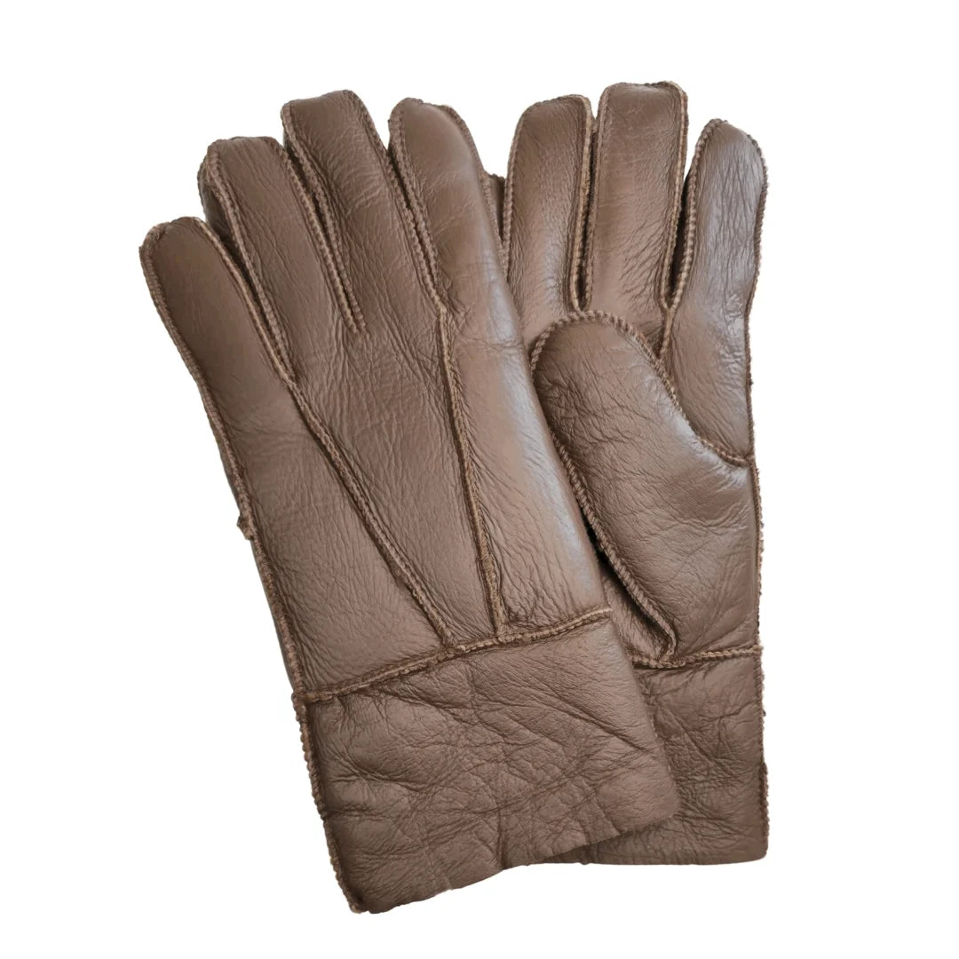Guantes de Piel Napa con Forro de Borrego
