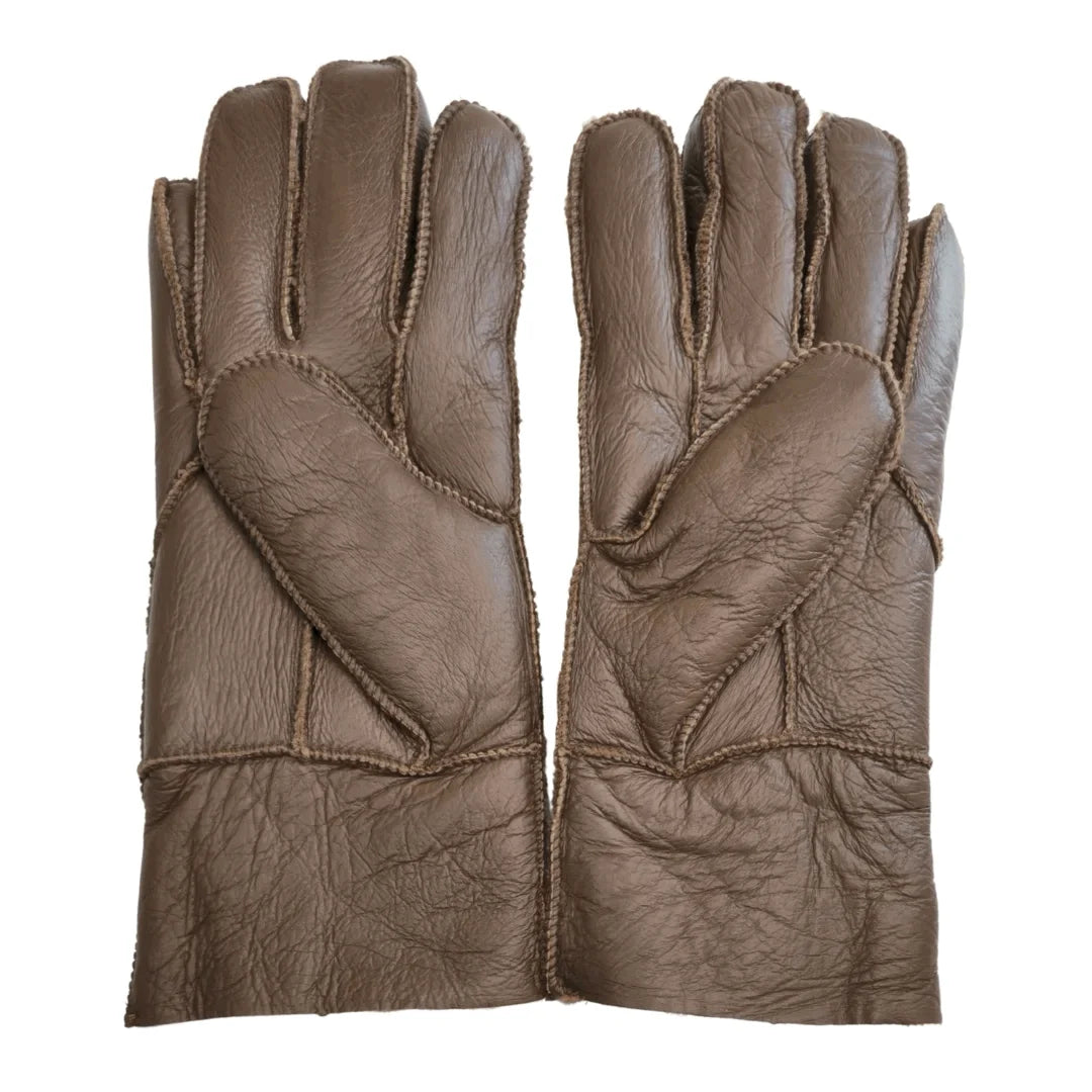 Guantes de Piel Napa con Forro de Borrego