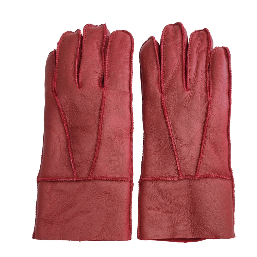 Guantes de Piel Napa con Forro de Borrego