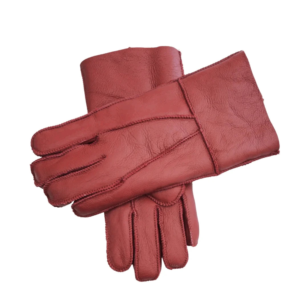 Guantes de Piel Napa con Forro de Borrego