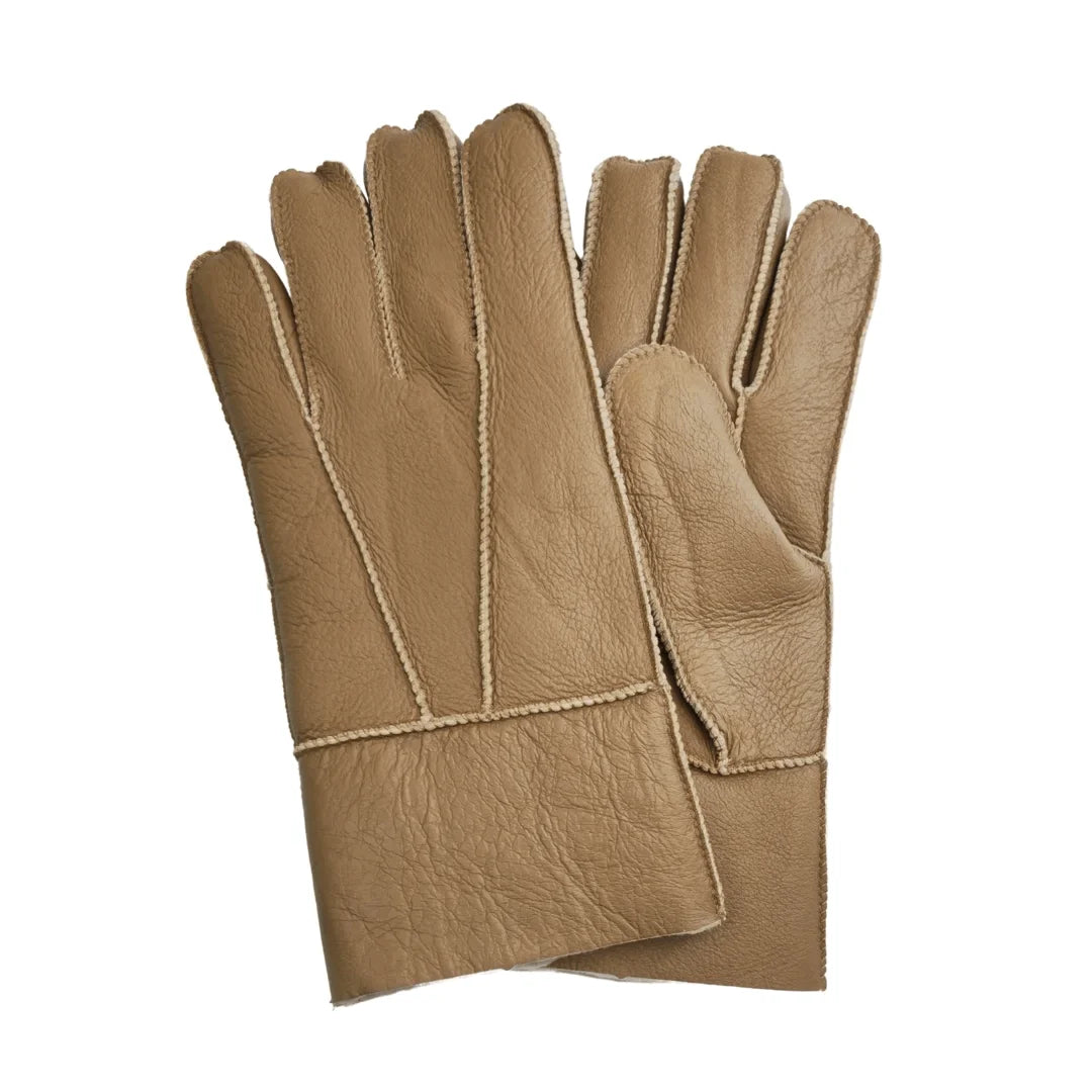 Guantes de Piel Napa con Forro de Borrego