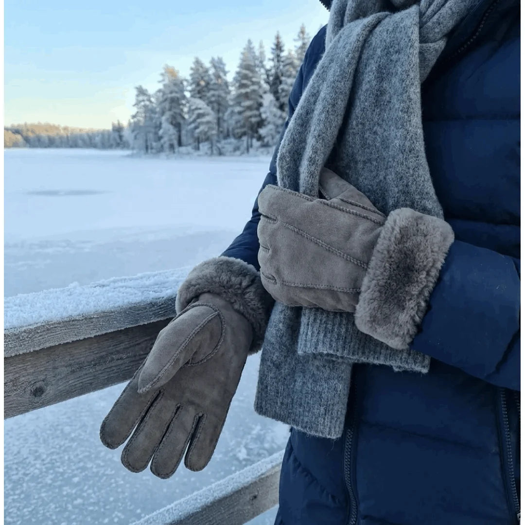 Guantes de Ante con Forro Térmico