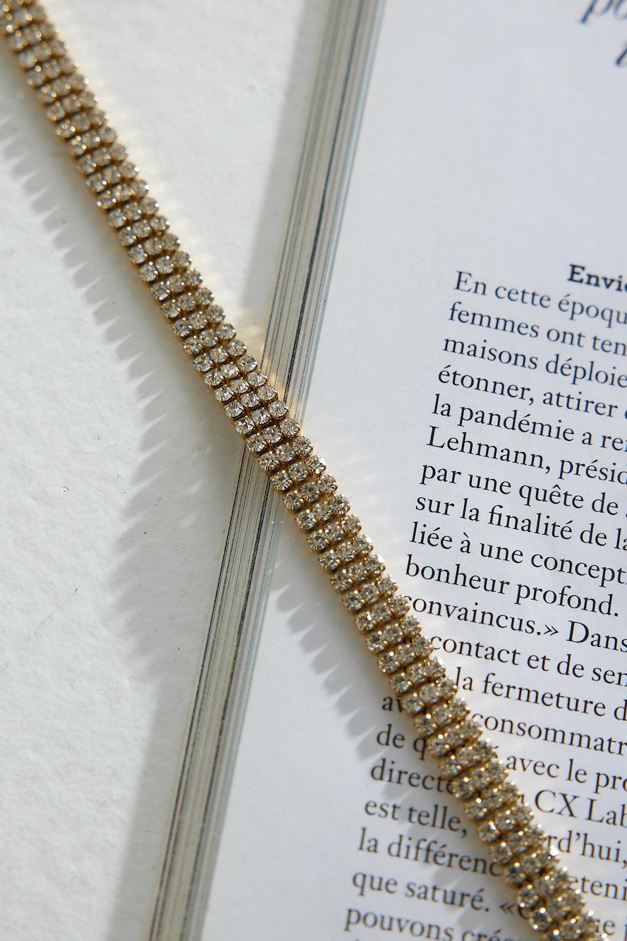 Collar Queen Of All Chapado en Oro de 18K